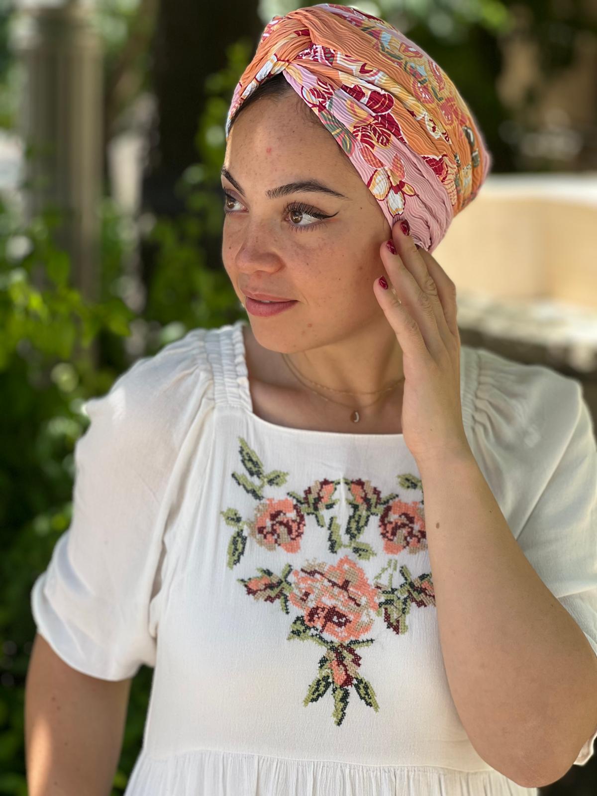 Floral Printed Turban