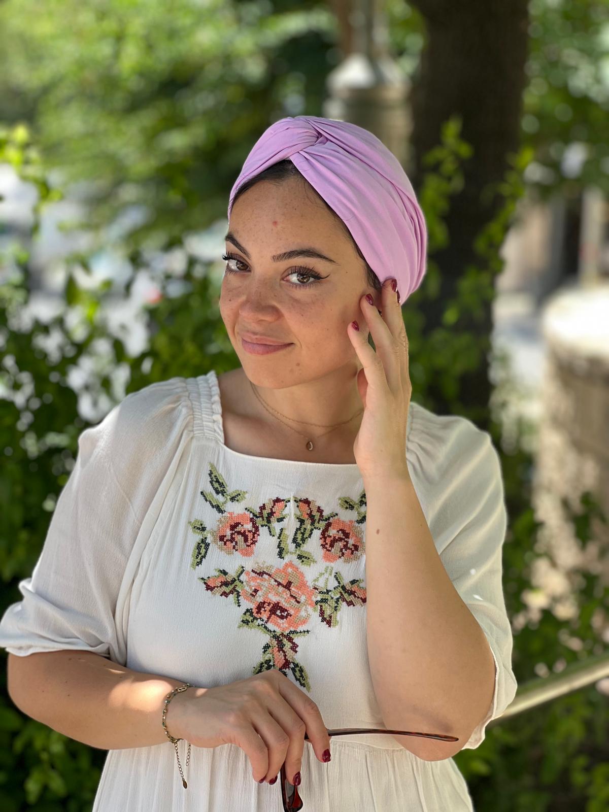 Pastel Purple Turban