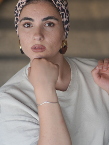 Panther-print Lola beach scarf